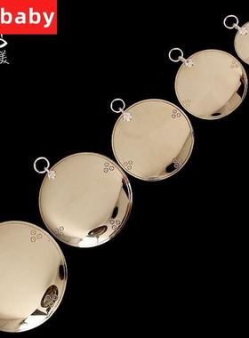 黄铜凹镜凸镜财铜镜家用招镜子门口装饰挂件用品随身配件结婚摆件