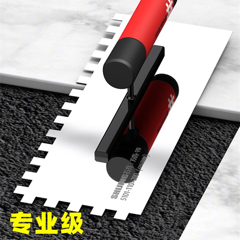 石井不锈钢带齿抹泥刀抹子刮泥刀批批土抹泥砂板批灰刀瓦工铺瓷砖