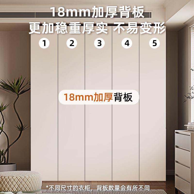 Tl2025款衣柜用卧室美式环保主a卧小型平户开ZEX家耐用四五门轻奢