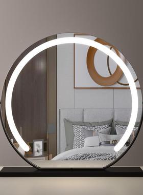 可声控119e用d化妆镜子带灯梳妆台式桌面主智能l家简约卧室网红轻