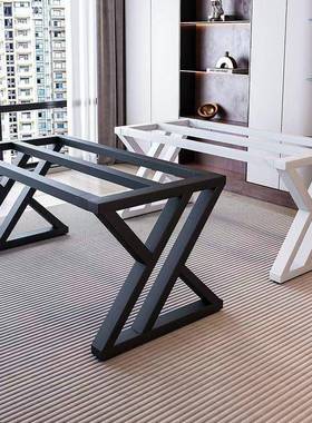 岩板架铁铁艺茶几支架ZMB玻座璃桌腿架底支架脚书桌架耐用餐桌烤