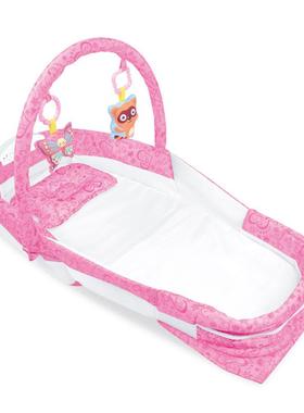 加长66513A版带吊件中布床便携小式分隔床床多功能宝宝哄睡床