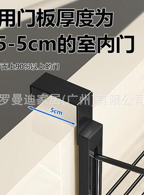 免打门后挂架孔门后挂篮多置收物多层纳架金属浴室门后挂架架功能