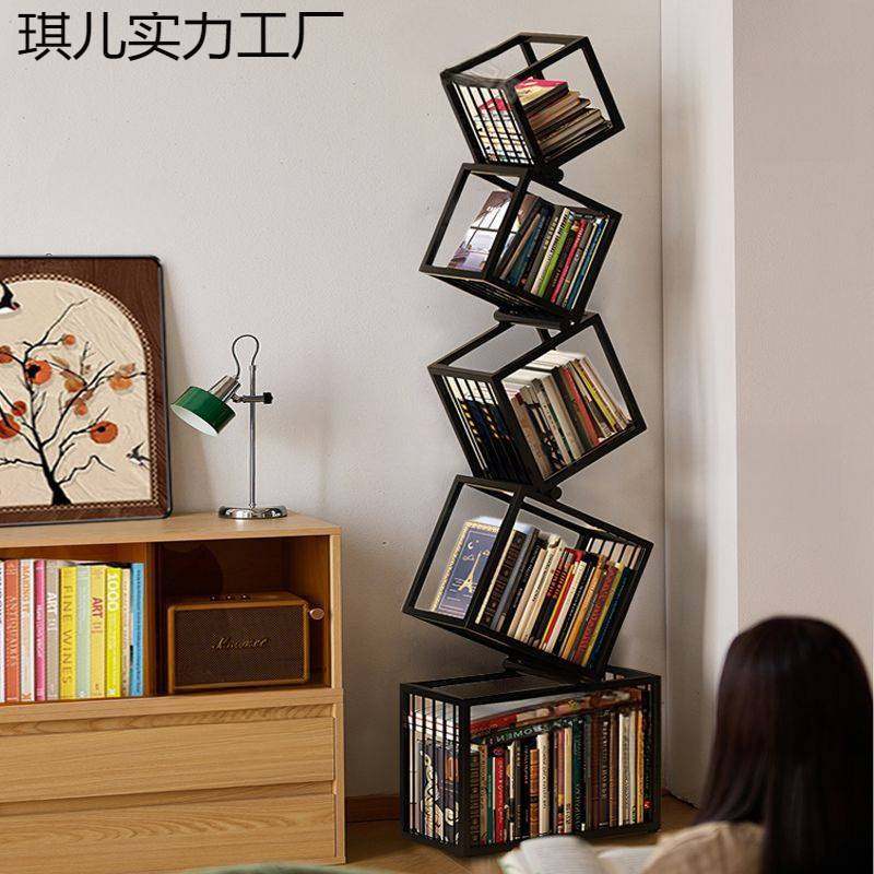 创意转角书架落地置物架铁艺网红异形展示架客厅书柜书架一体靠墙,玩具/童车/益智/积木/模型,垂直悬浮玩具,淘宝优惠券,粉丝福利购,淘宝优惠卷
