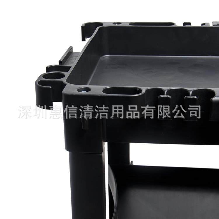 洁多途清车D11C-IYE1手推布草车保洁-服务车用多功能清洁车带盖