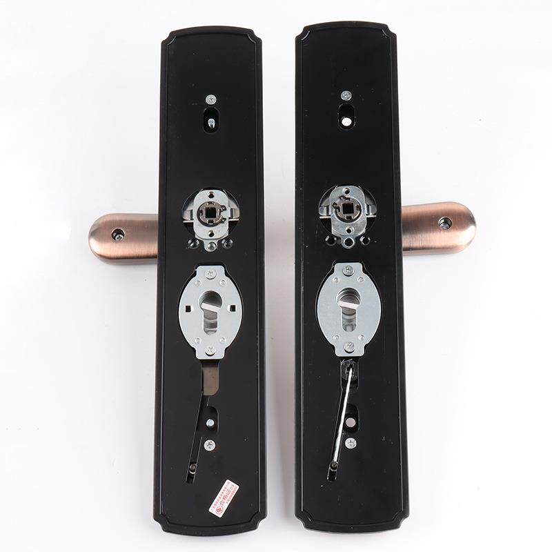 玛防SZW盗门锁锈钢门锁家用通用不型防盗门把手锁大门机玥械具