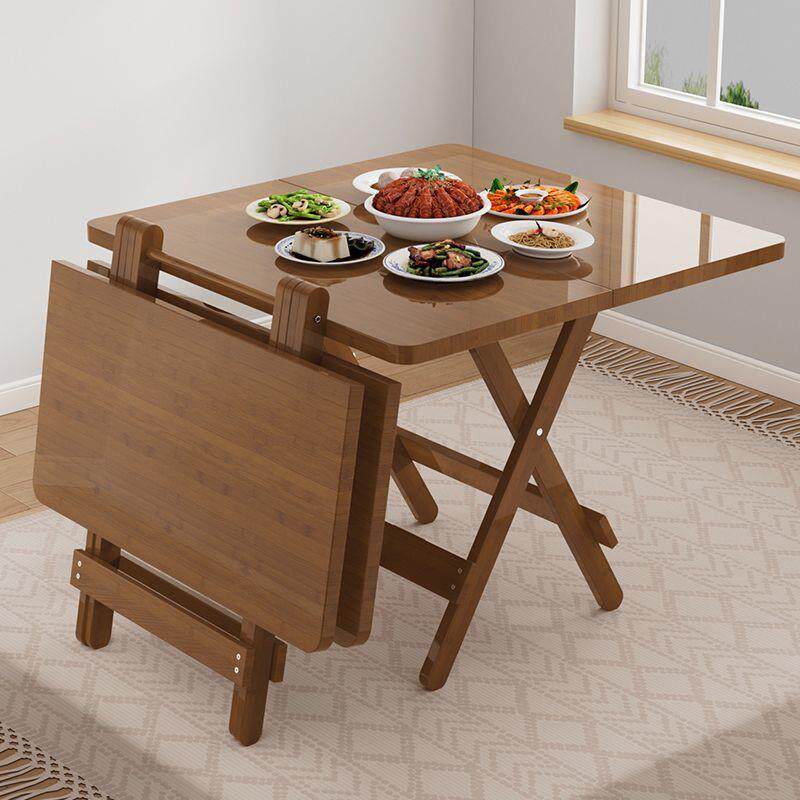 餐桌折桌家用小户叠型桌子圆桌饭桌小桌子简易外户出FVF租便房摆