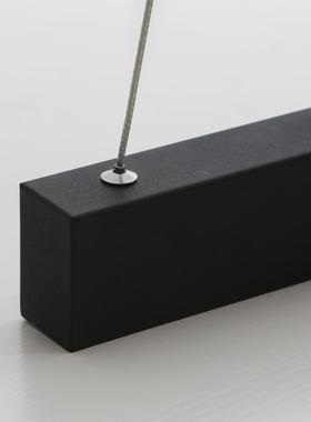 全光谱防蓝光长条餐厅灯一字极餐桌吧台约极简吊岛简台ZRA简餐吊