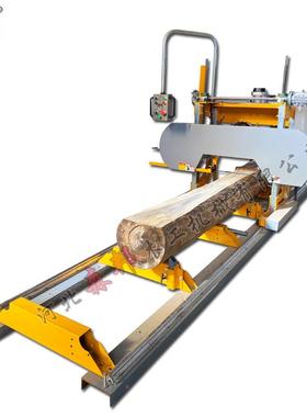 工自动型卧式木锯木小机多型号木锯开板卧式龙门锯木机小KSV型木