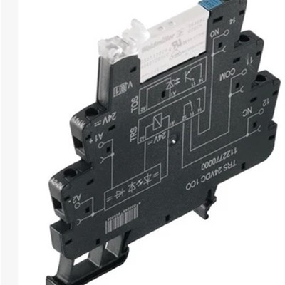 魏德米勒超薄继电器模块 TRS24VDC1CO 1122770000一常开一常闭24V