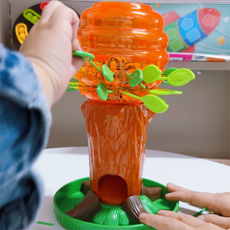 小乖蛋蜜蜂树家庭游戏亲子互动儿童专注力训练玩具益智类趣味桌游