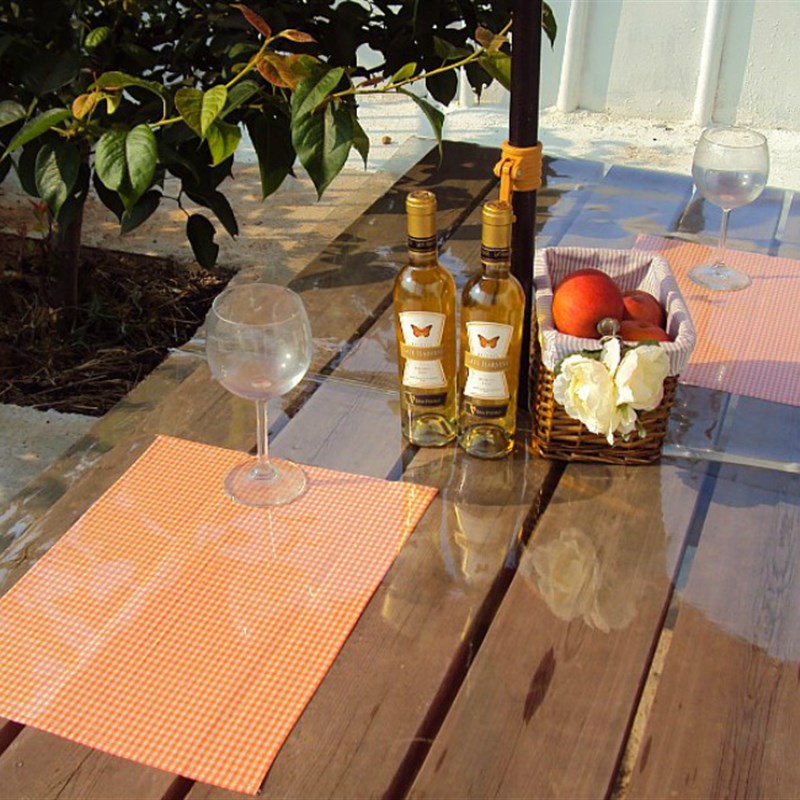 加厚桌面垫软玻璃桌布防水防烫餐桌垫PVC塑料办公书桌面写字台布