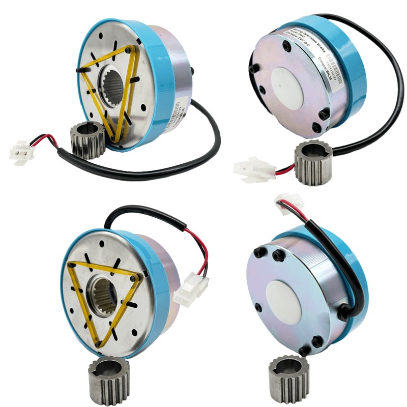 中力小金刚制动器托盘搬运车驱动电机电磁刹车盘总成电动叉车配件