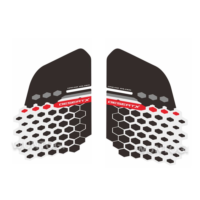 适用杜卡迪沙漠X DesertX 22-23改装 PVC油箱贴纸 防刮侧油箱贴花
