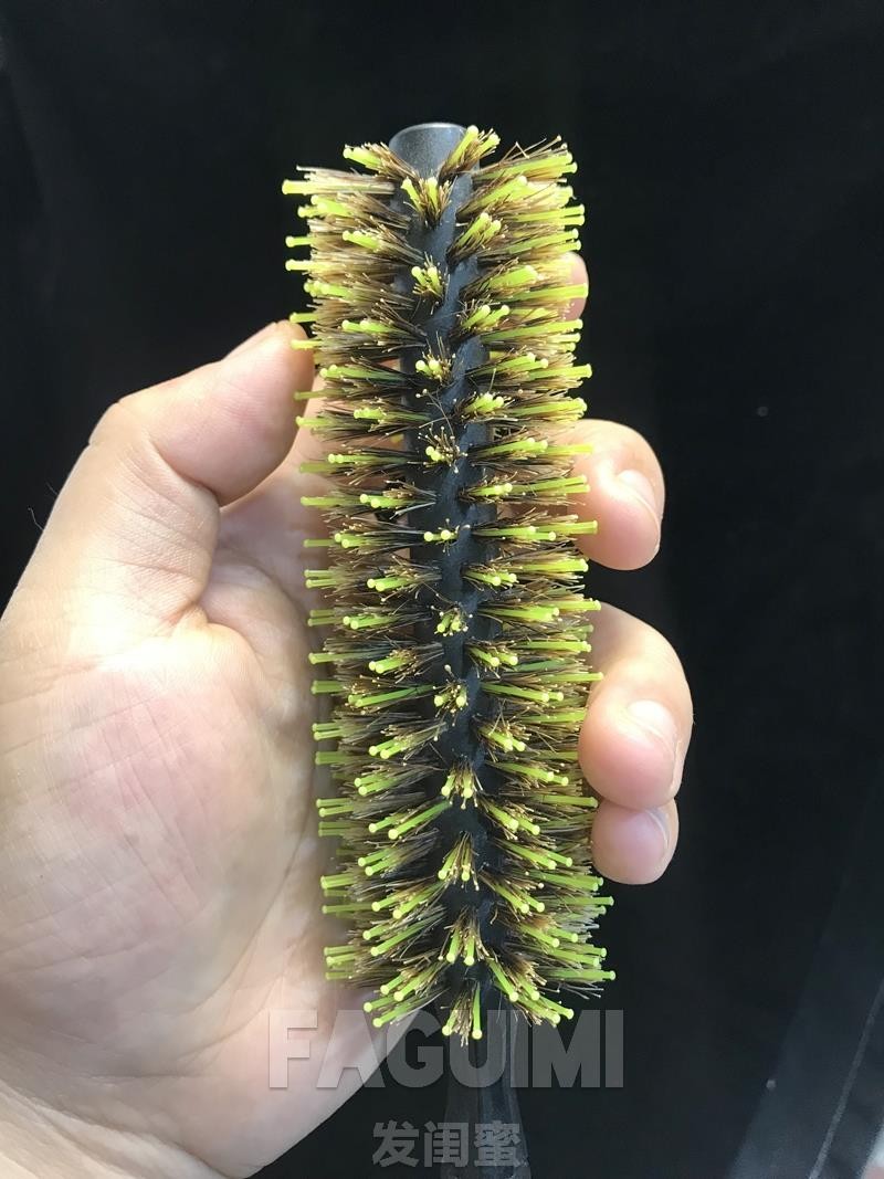 发闺蜜猪鬃毛梳子卷发梳内扣木梳圆滚梳卷梳直发美发造型梳刘海
