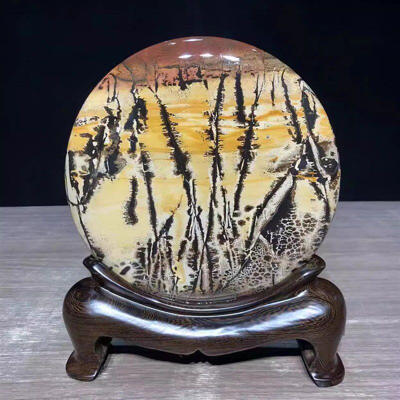 内有多款天然观赏石草花石头国画石奇石办公桌家居摆件小圆石乔迁