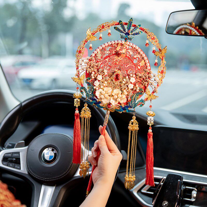 舞绣缘新娘团扇古风中式秀禾服扇子出嫁手工成品高级感diy材料包,鲜花速递/花卉仿真/绿植园艺,新娘手捧花,淘宝优惠券,粉丝福利购,淘宝优惠卷