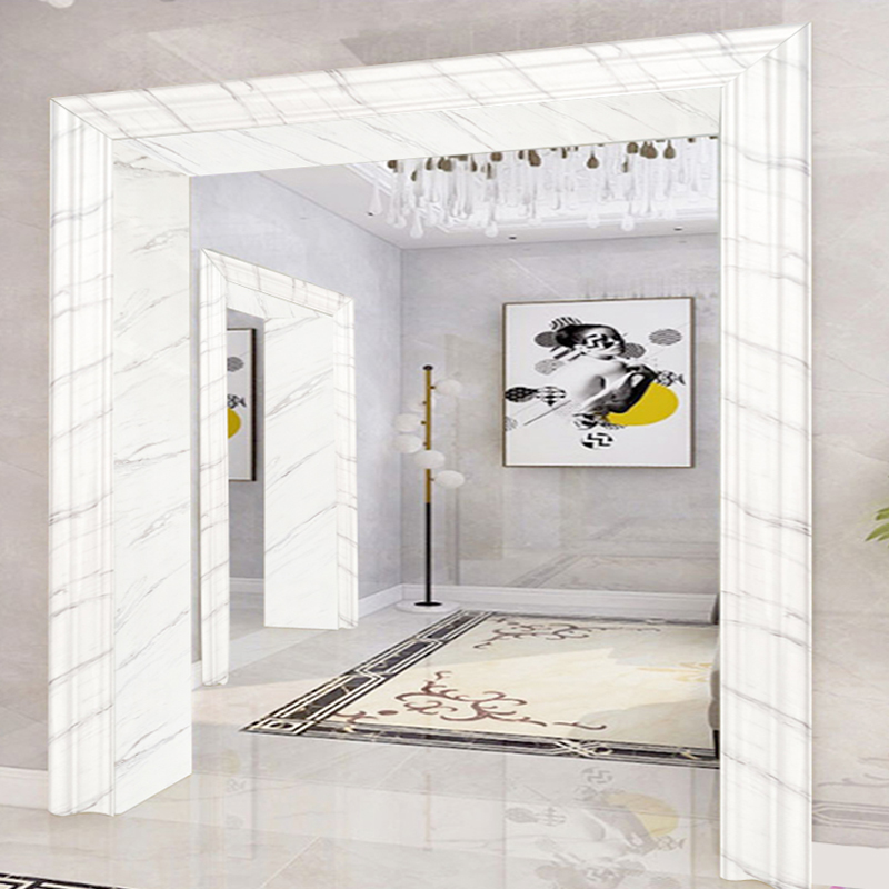 定制石塑仿大理石入户垭口门套窗框阳台10分包边门框电梯收边线条