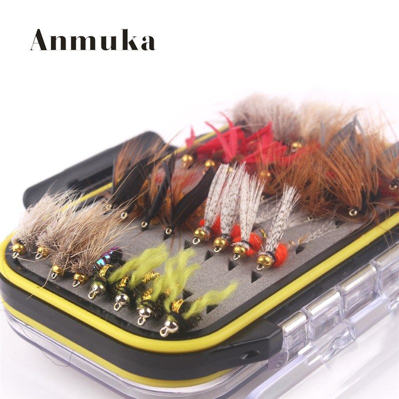 64只装仿生飞蝇钩 路亚渔具假饵套装 小盒飞蝇钩B套装,户外/登山/野营/旅行用品,活饵/谷麦饵等饵料,淘宝优惠券,粉丝福利购,淘宝优惠卷