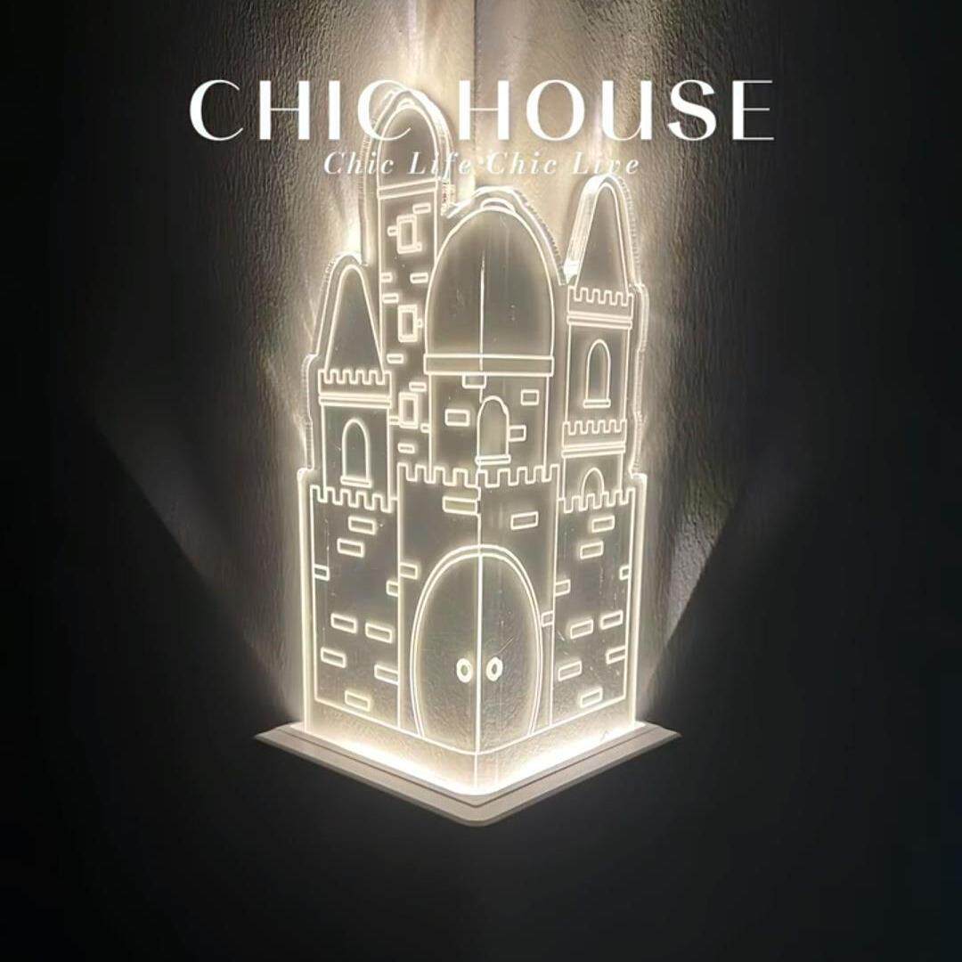 感应人来即人亮329走即灯夜灭楼梯道入户门墙角灯氛围灯梦幻城垒