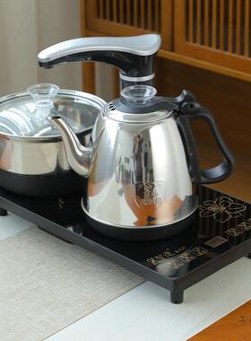 用MBW烧水主机嵌入式电磁炉全自动上壶水家一体式茶台茶桌茶泡茶