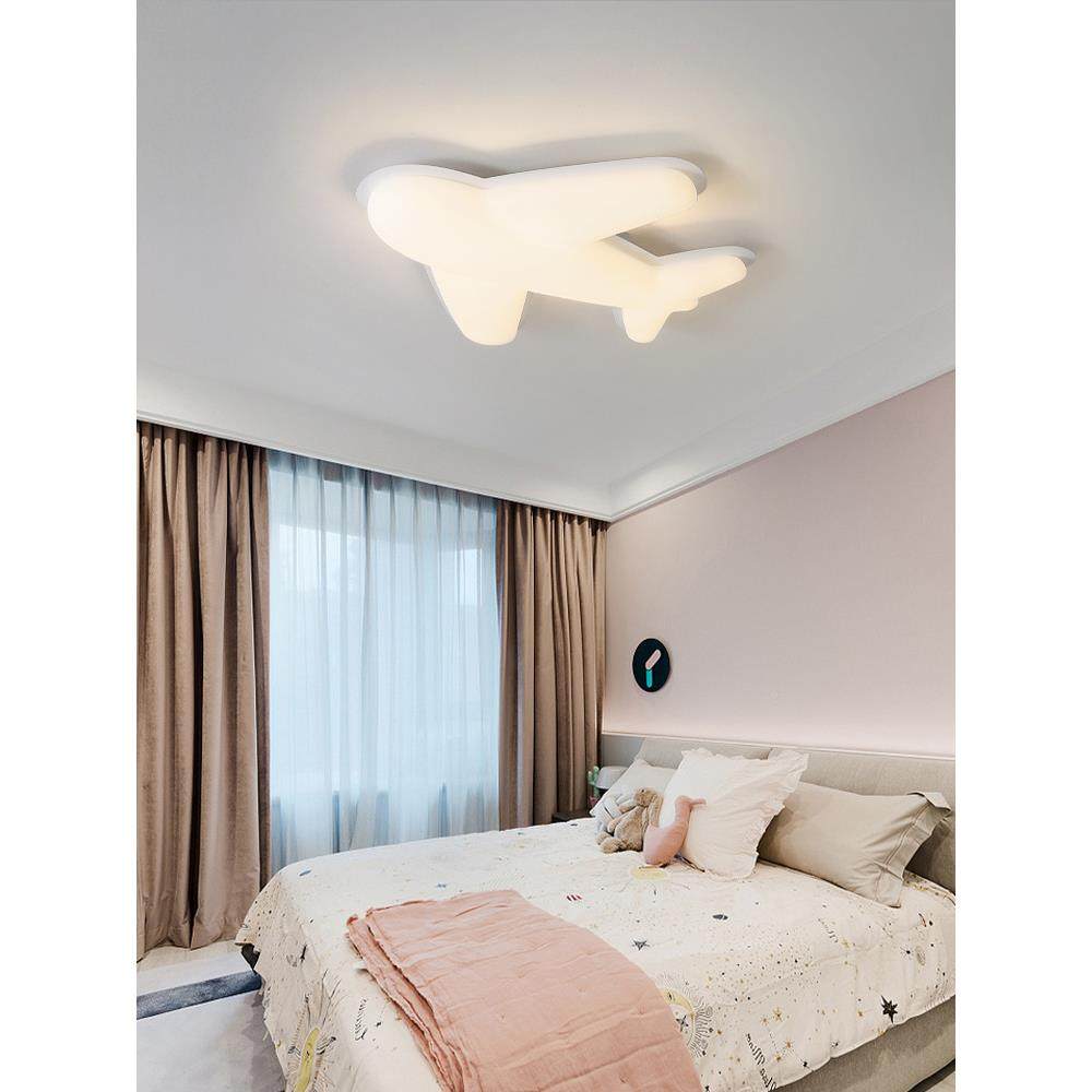 儿房飞机卧室代吸顶灯简约现LED男女孩童LD-C033网红意卡通设计创