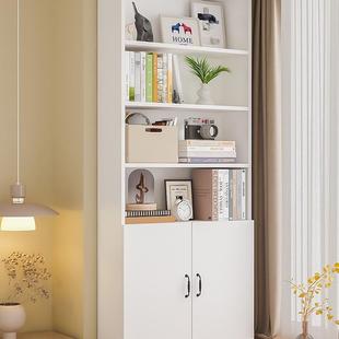 FRY实木飘窗物柜边角储柜家用阳窗台带储物架台卧室书架书柜收纳H