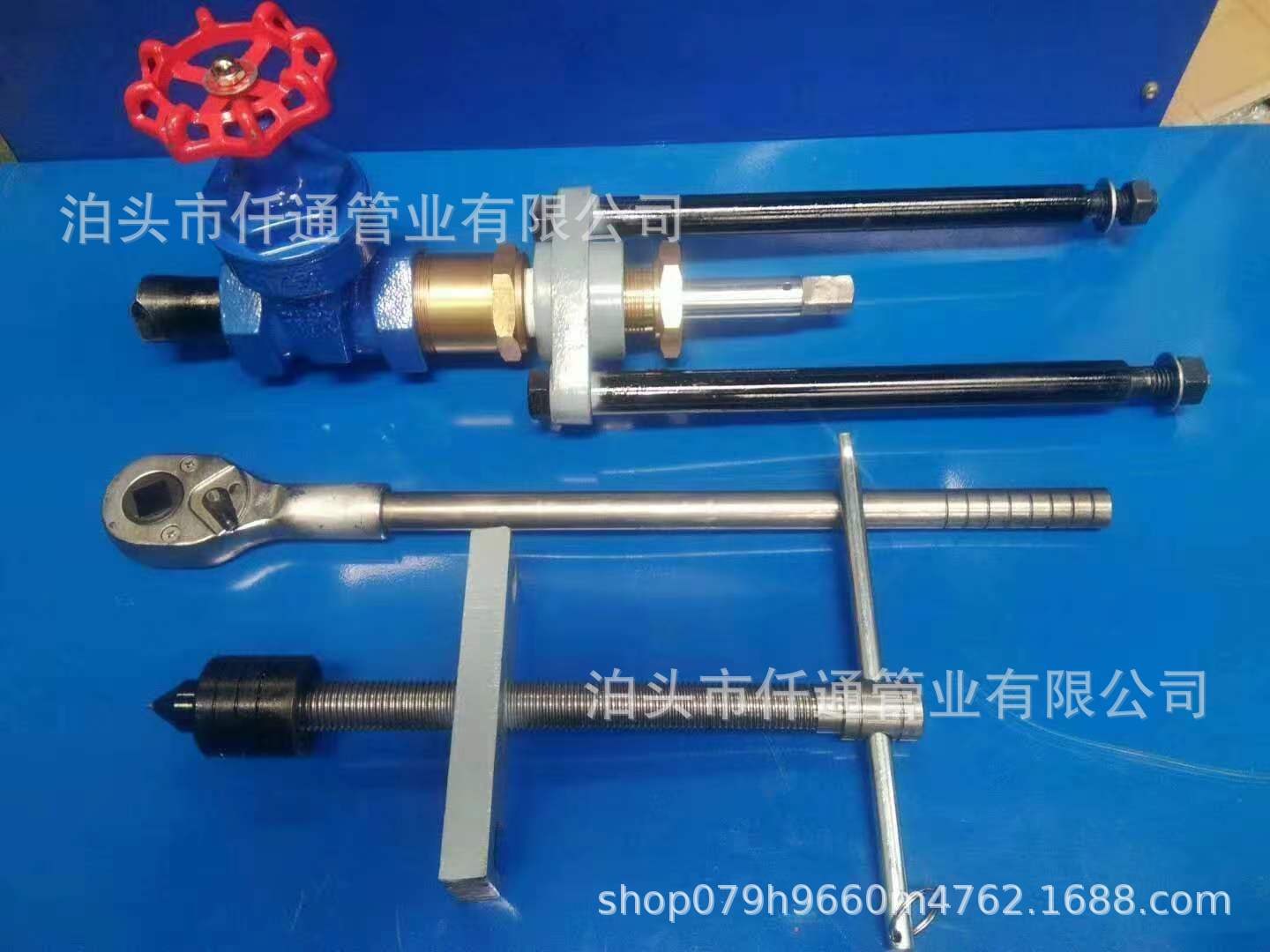 小型手动丝扣带压钻孔机不停水