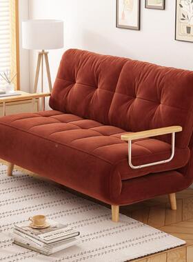 客2020025新沙发床原木单人双人小户款型厅阳可折叠伸缩台沙发床