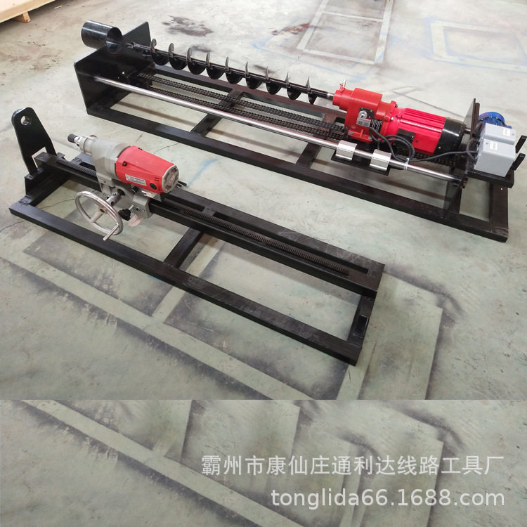 小型非开挖过路顶管机自来水改造