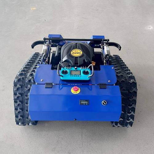 遥控割草果机市政绿化园用家农用庭院除草机汽履带式油QRP碎草机