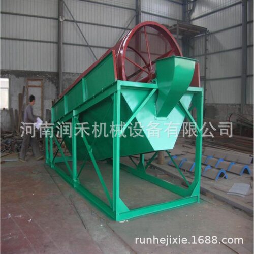 沙子筛分机滚筒式筛网筛沙机滚动砂机820型砂石分离机移动筛分