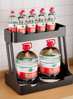 厨房调料置架家架用台面多能双C22B层调味品子灶台功厨具用品物收