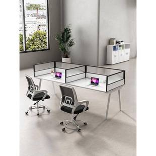 办公挡桌免打孔挡板屏风防掉落隔断工位面电741脑侧面隔围板新款