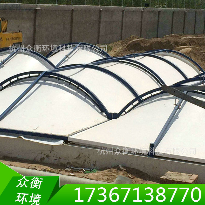 污水池反吊膜加盖环保工程安装