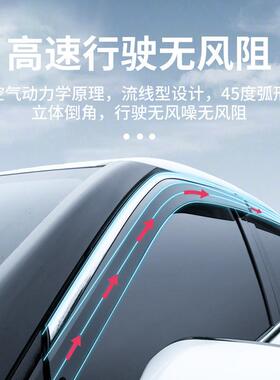 上汽大通V80眉专用G52510全车20改装G50配件Gv90晴雨窗挡雨板车雨