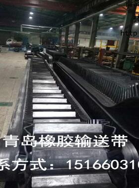 耐酸挡边输送带化肥挡厂用输送带耐腐挡板隔板EP300边送输带