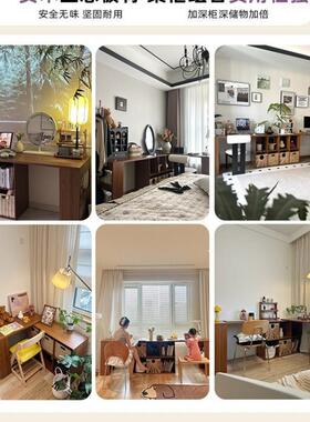 实木斗书妆桌2025新款女生卧转角梳台柜一体家用双人Laa30-062型