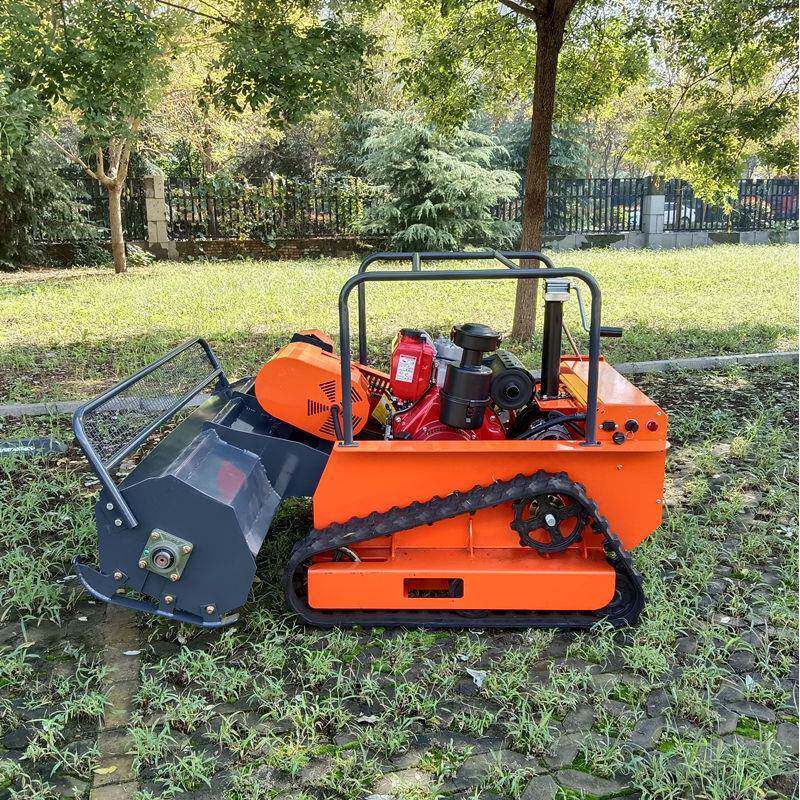 出口利大亚柴式油遥控割草机HT1200果园开荒碎草机履带MAM澳割草