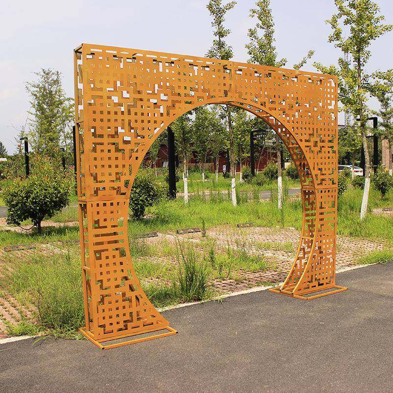 新中式婚庆景道婚铁具中华门艺屏风同20211018心圆中式礼背装饰屏