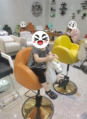 理发店童复古23780马剪发升降木旋儿转椅宝子宝美发座椅发廊卡通