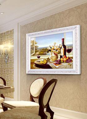 饰餐厅饰画歺厅装桌饭厅餐墙面装RWQ壁画现代简约厨房水果油画挂