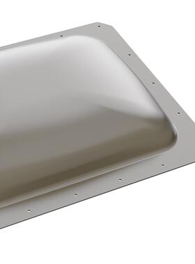 房车天窗GMQ14n2ch宽i2inch房车车顶透光长塑料盖白色房车盖