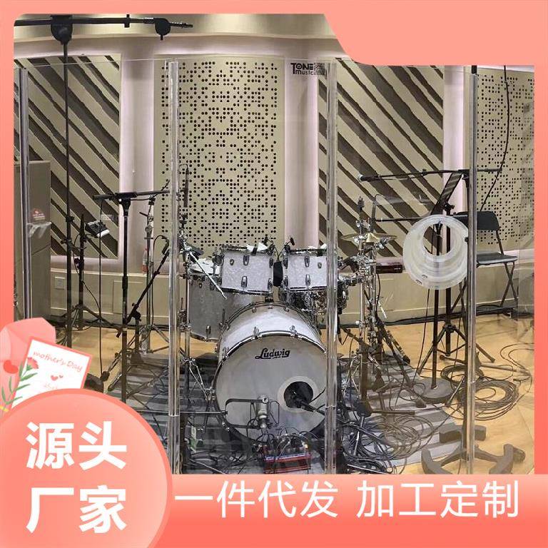 酒亚克力鼓盾隔酒断墙亚克吧力酒吧降噪酒吧舞台LOK简约推拉板店