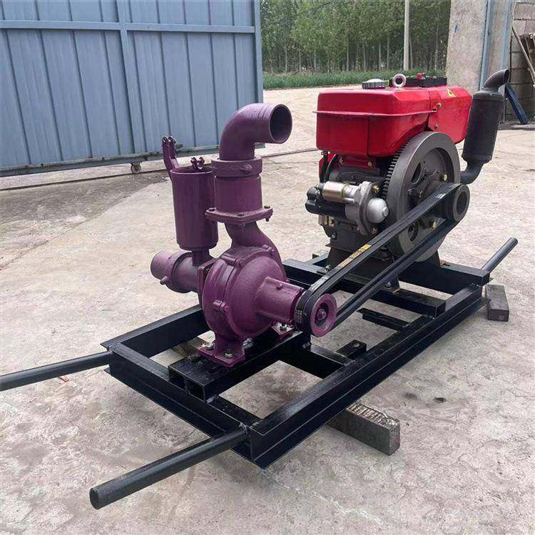 框架流式自吸抽水泵农业地口拖车款吸水机6寸555大径混浇泵