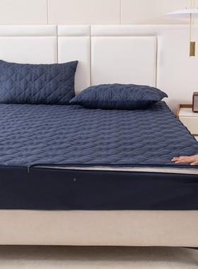 六面包床笠床床单加罩厚夹绵透气婴儿床笠VHR包床全垫六保护套