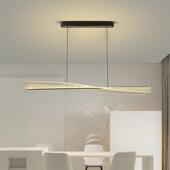 202吊5极简一字创长条厅客餐厅吊灯现72代意办公室餐桌吧台前台灯