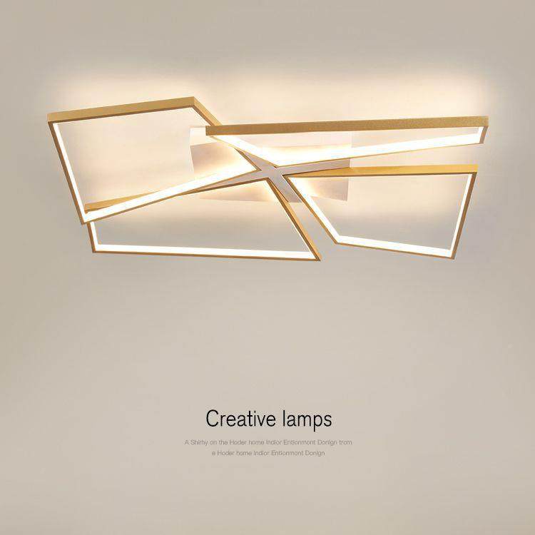 客SGC厅广东中山灯具现代简约大气几何吸灯灯202顶5年新厅款创意