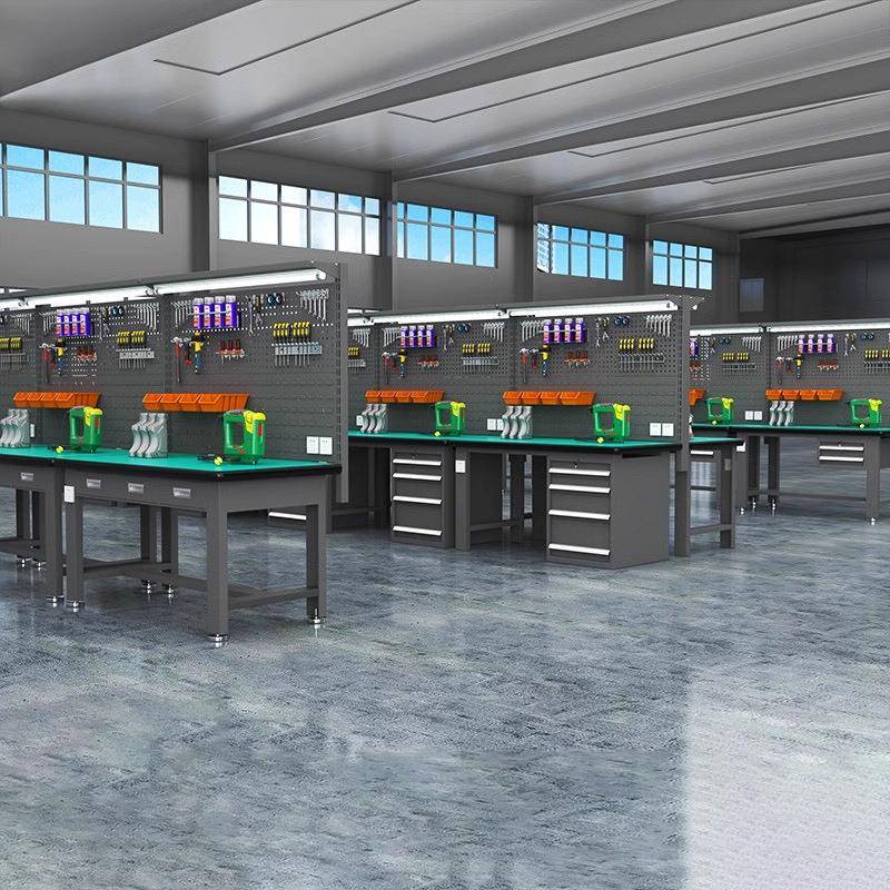 加型重工作台防静电钳工台厚验室实DD-ZXGZT试验桌工厂多功能装配