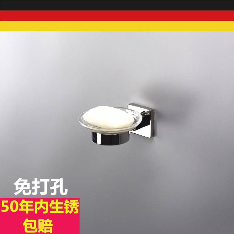 出口德国04不锈钢肥皂碟浴室卫生肥间516置物架香皂3盒肥皂网皂盒